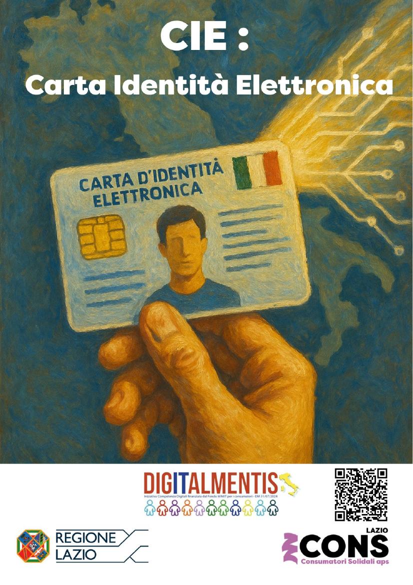Copertina della guida Digitalmentis dedicata a CIE – Carta d'Identità Elettronica