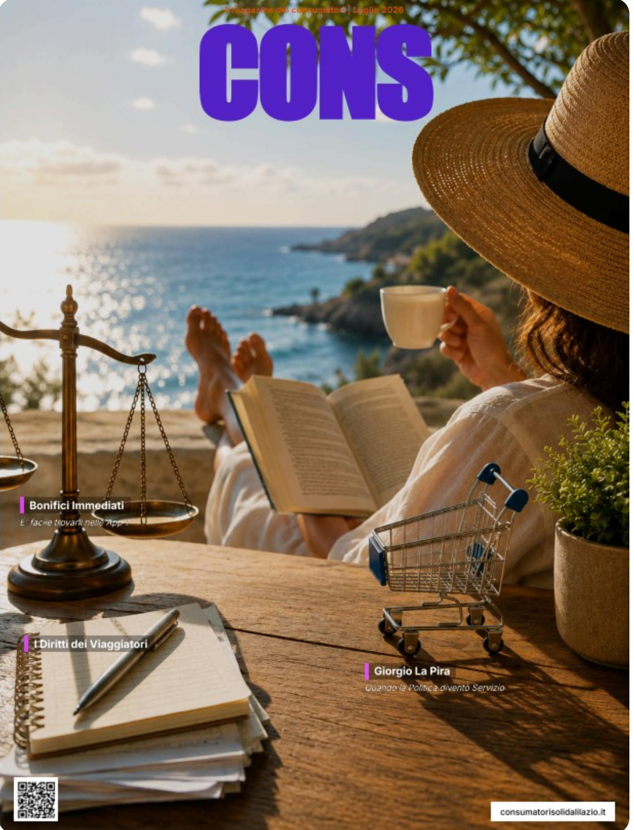 Copertina MAGAZINE Luglio 2026 — CONS Lazio