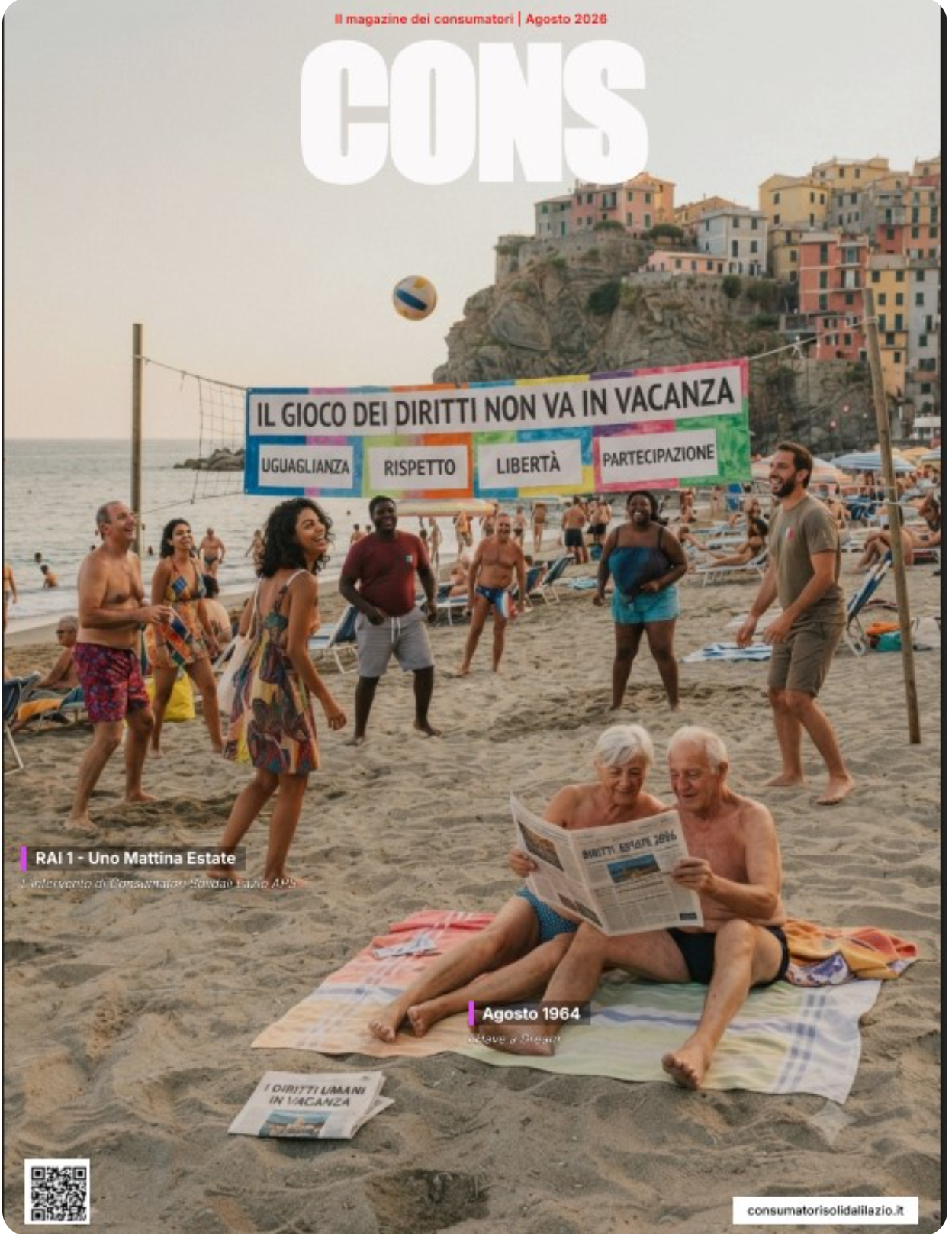 Copertina Magazine Agosto 2026 — CONS Lazio