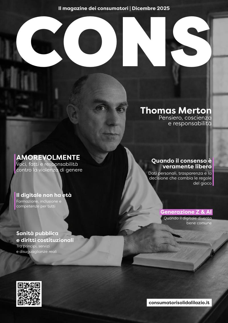 Copertina Magazine dei Consumatori — Dicembre 2025