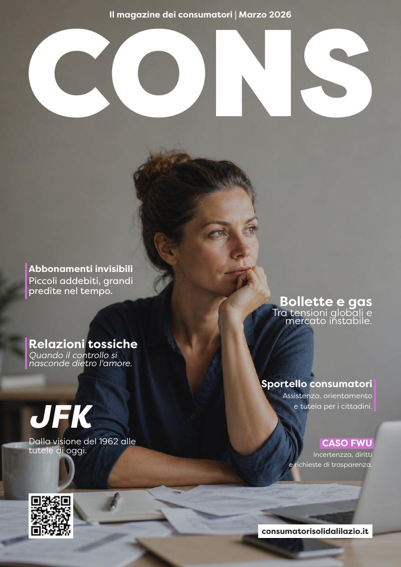 Copertina Magazine dei Consumatori — Marzo 2026