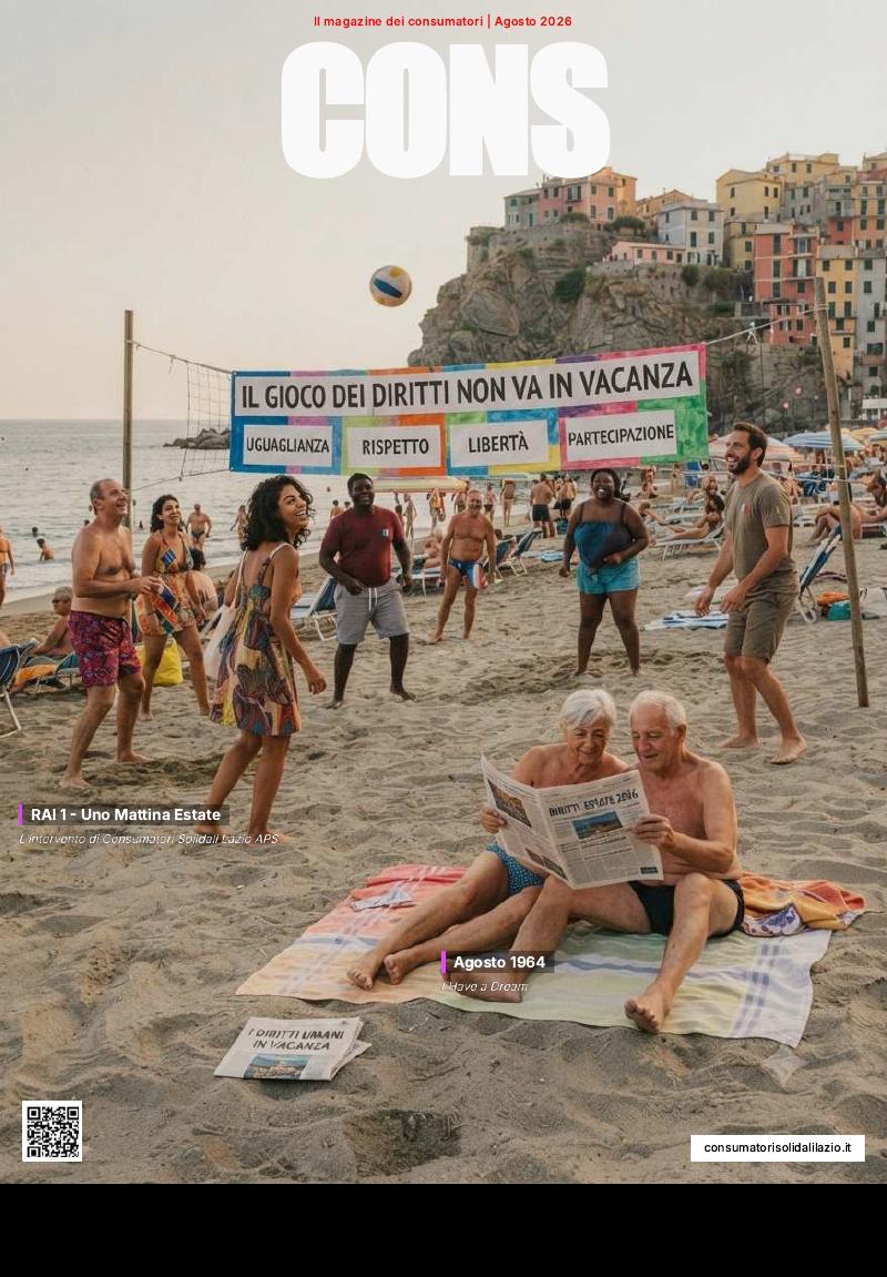Copertina Magazine dei Consumatori — Agosto 2026